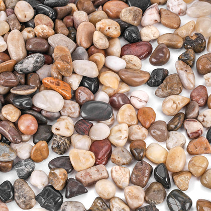 DomeStar River Rocks decorative pebbles brighten planters and garden beds