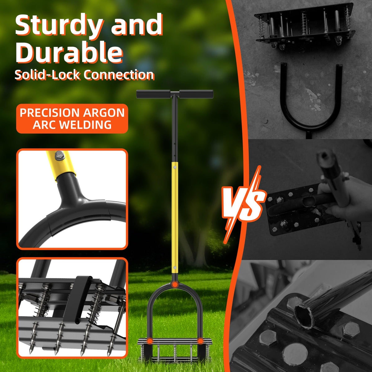 DomiHapi Aerator adjustable T-handle lets you tailor grip height