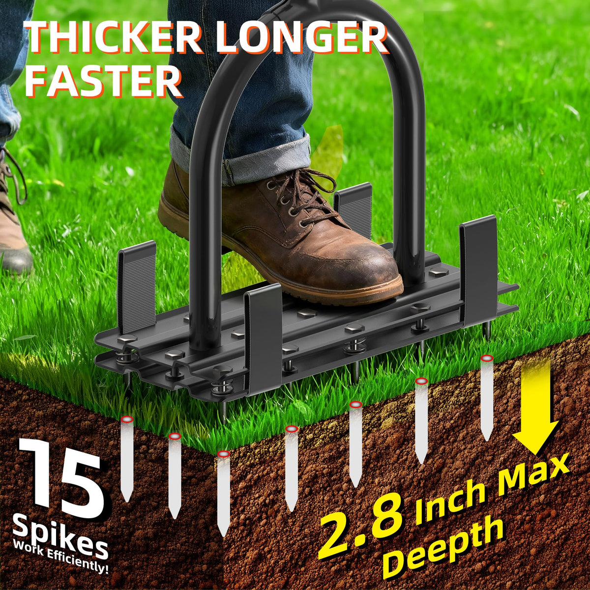 DomiHapi Aerator dual-layer spring cushions impact for smoother aeration