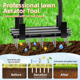 DomiHapi Aerator powder-coated frame resists rust for durability outdoors