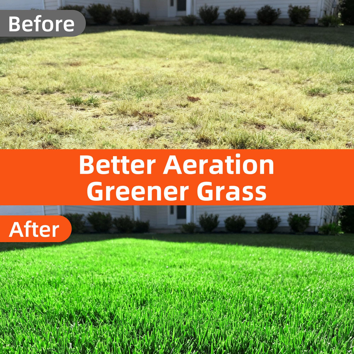 DomiHapi Aerator yellow grip provides clear visibility and comfortable control