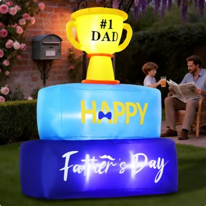 DomKom 6ft outdoor inflatable decor for a bold garden display.