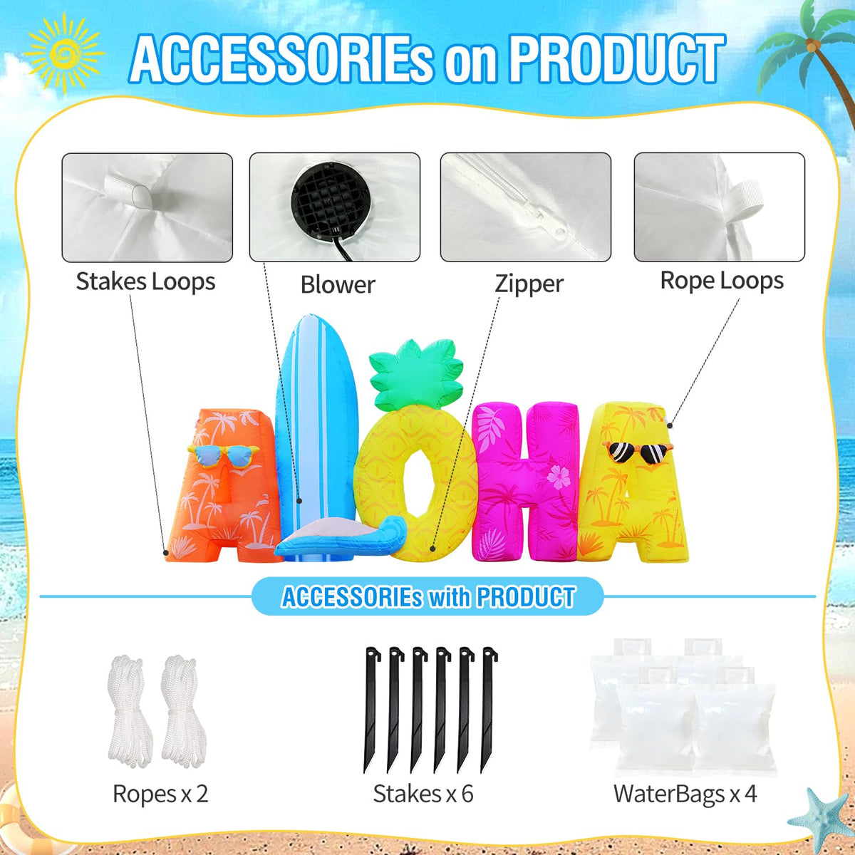 DomKom inflatable stores flat for next tropical celebration
