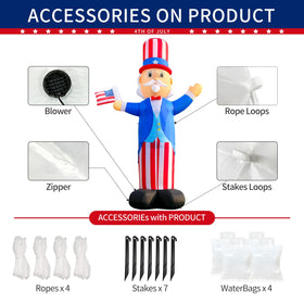 DomKom easy-setup inflatable self-inflates for quick party prep.