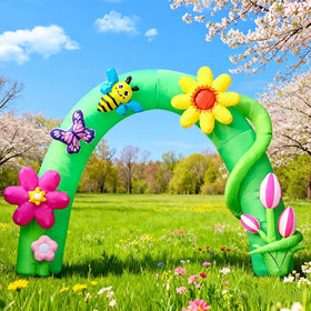 DomKom garden party backdrop for festive occasions