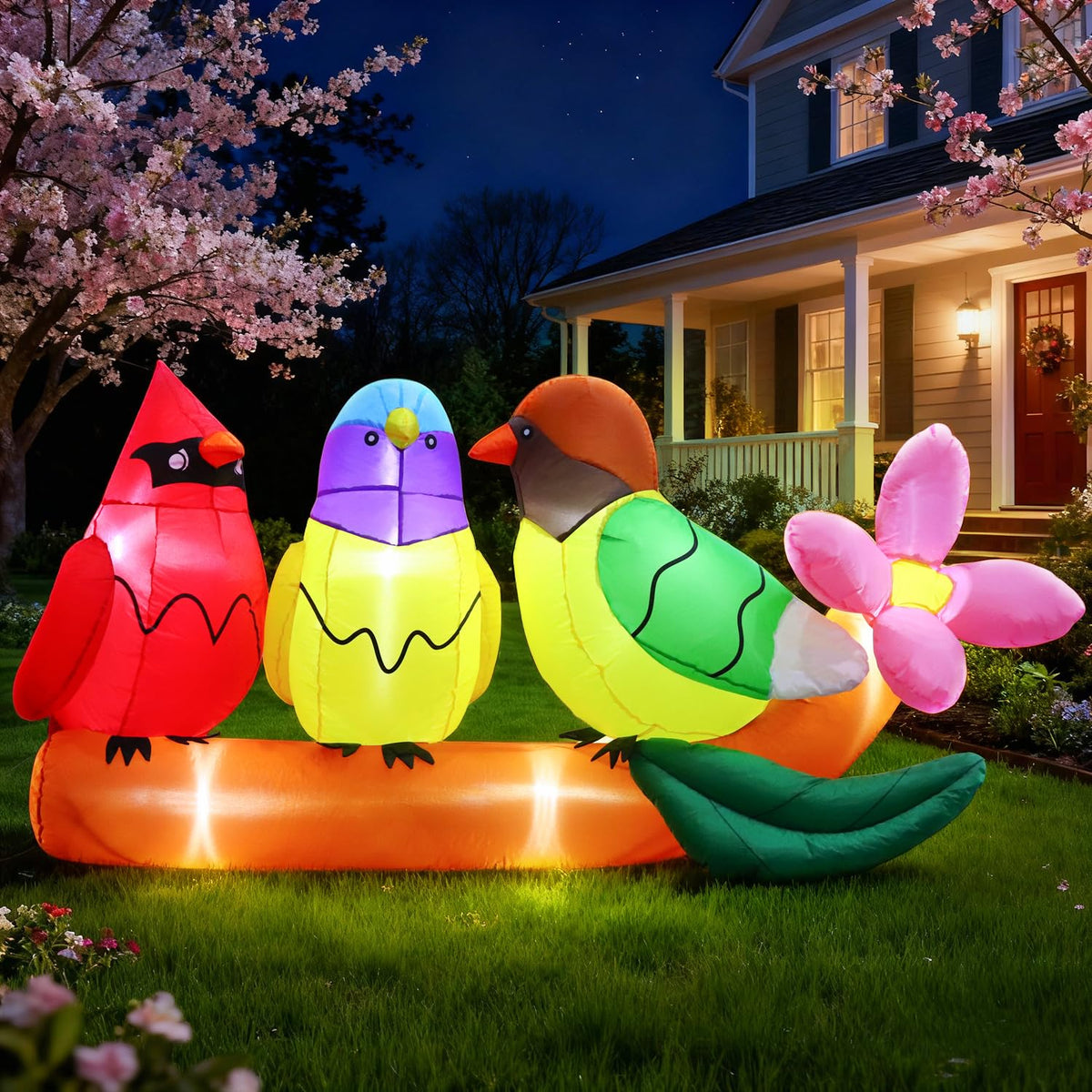 DomKom versatile indoors or outdoors for seasonal cheer.