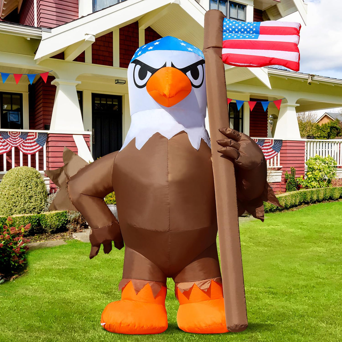 DomKom outdoor independence decoration ideal for garden or yard display
