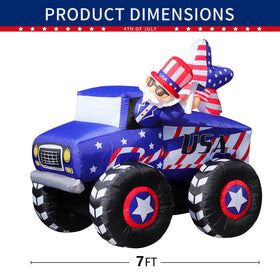 DomKom outdoor-ready inflatable with stakes and water bags for stability