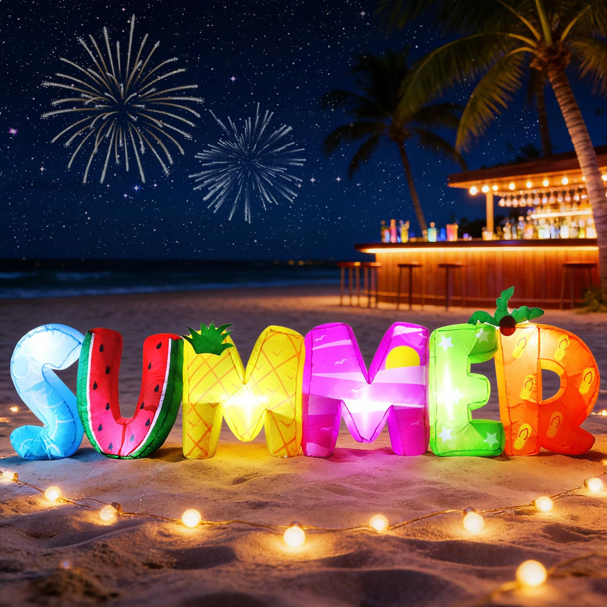 DomKom weatherproof PVC letters withstand summer splashes and light rain.