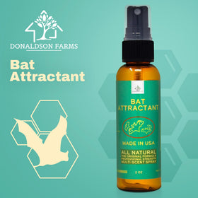 Donaldson Farms bat box application spray guides bats to roost in boxes and habitats