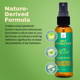Donaldson Farms nature-derived bat lure encourages roosting in outdoor spaces