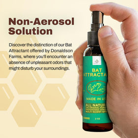 Donaldson Farms outdoor habitat spray supports wildlife-friendly gardens by attracting roosting bats