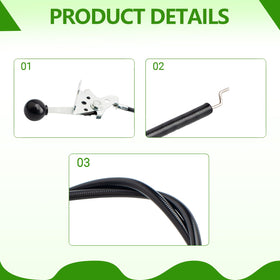 DONFON 60-522 wide compatibility across various mower models and replacements.