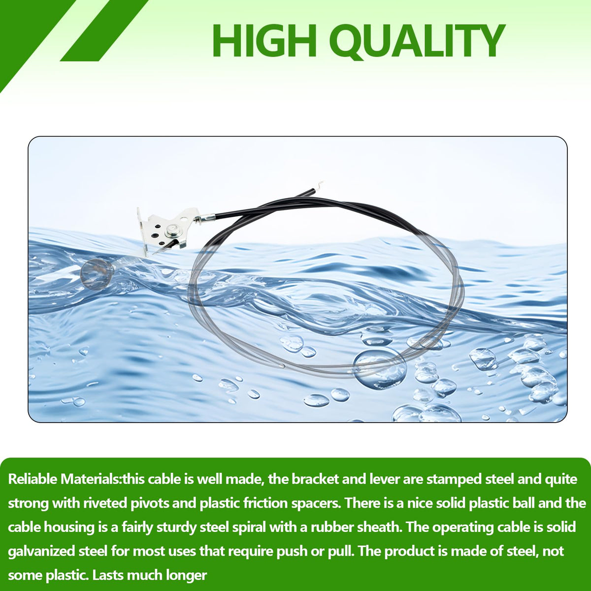 DONFON 60-522 steel housing and galvanized cable for long-lasting performance.