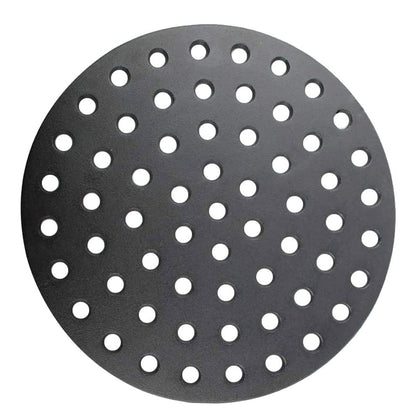 Dongftai 17-inch round fire grate on XL Big Green Egg for even heat distribution