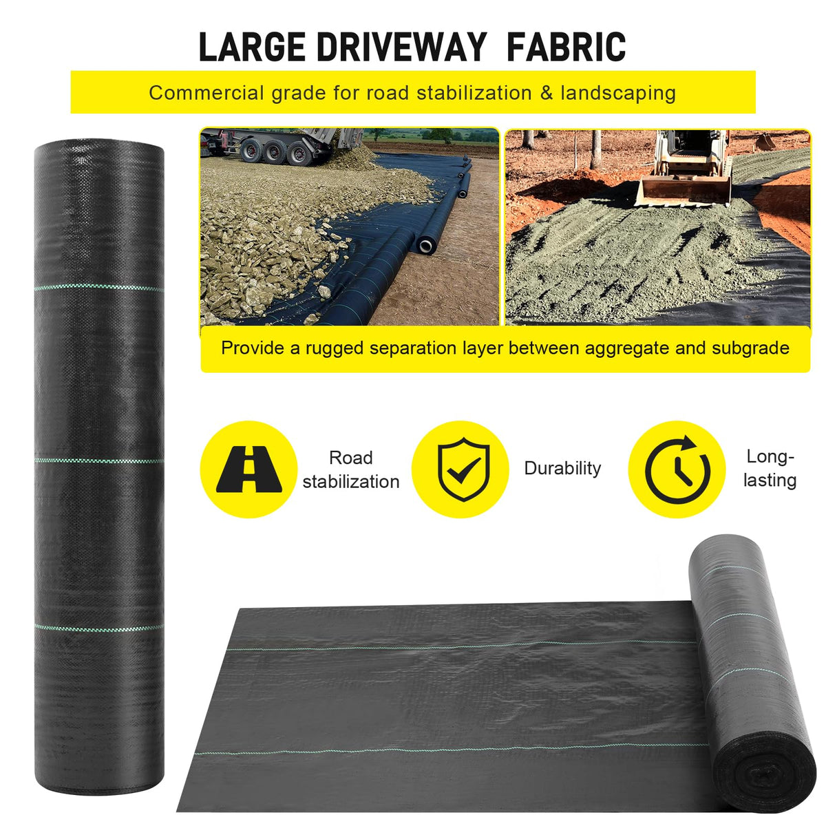 Doniks tear-resistant geotextile maintains stability under weather and traffic.