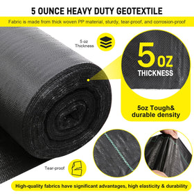 Doniks water-permeable landscape fabric supports soil moisture and root health.