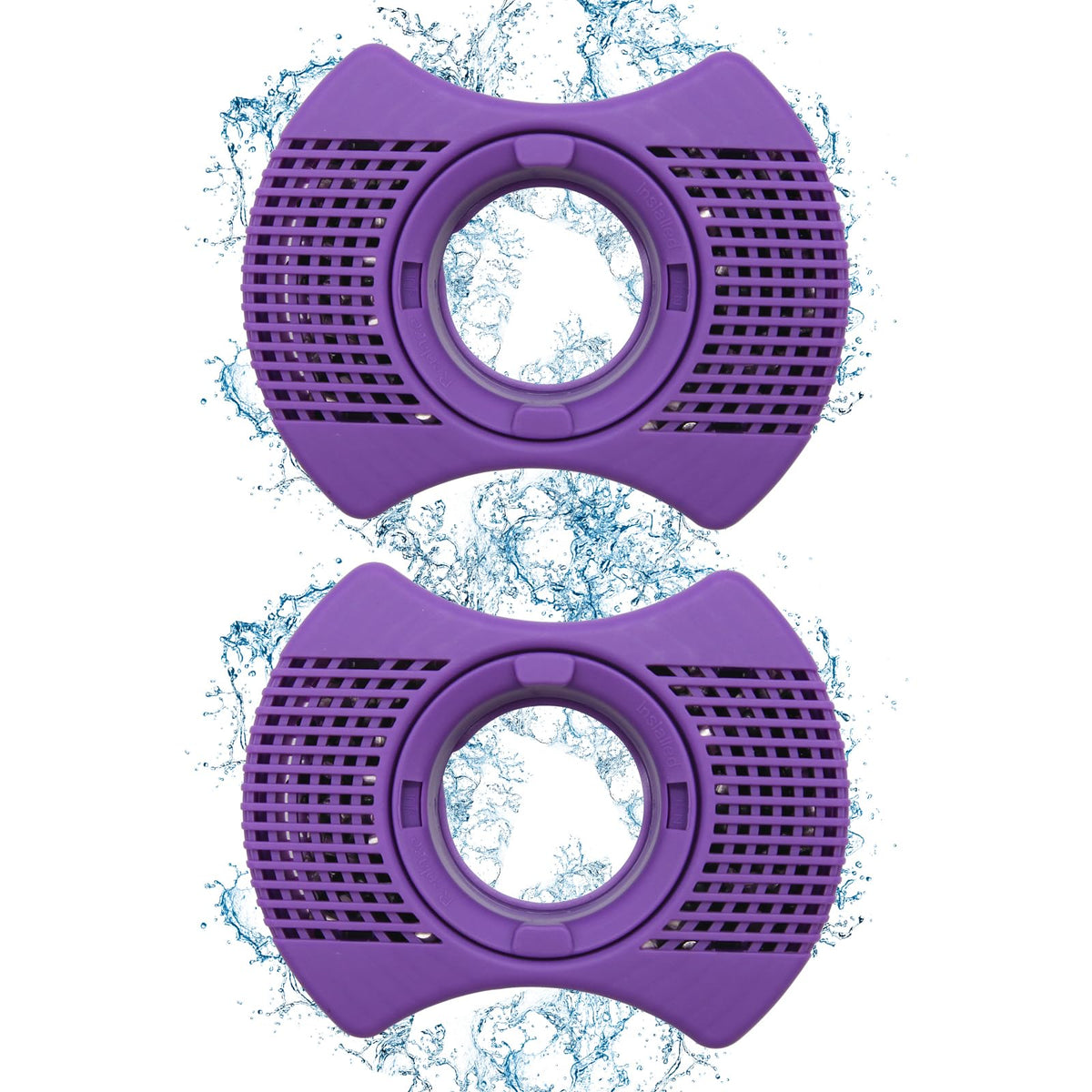 DONJOP Dimension One spa filter purple 2-pack for Vision cartridge improves water clarity.
