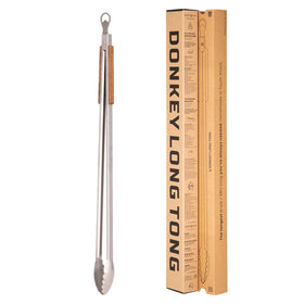 Donkey Long Tong with 32-inch reach for safer firewood handling from a distance.