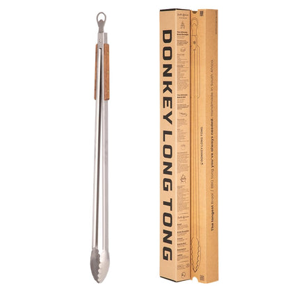 Donkey Long Tong with 32-inch reach for safer firewood handling from a distance.