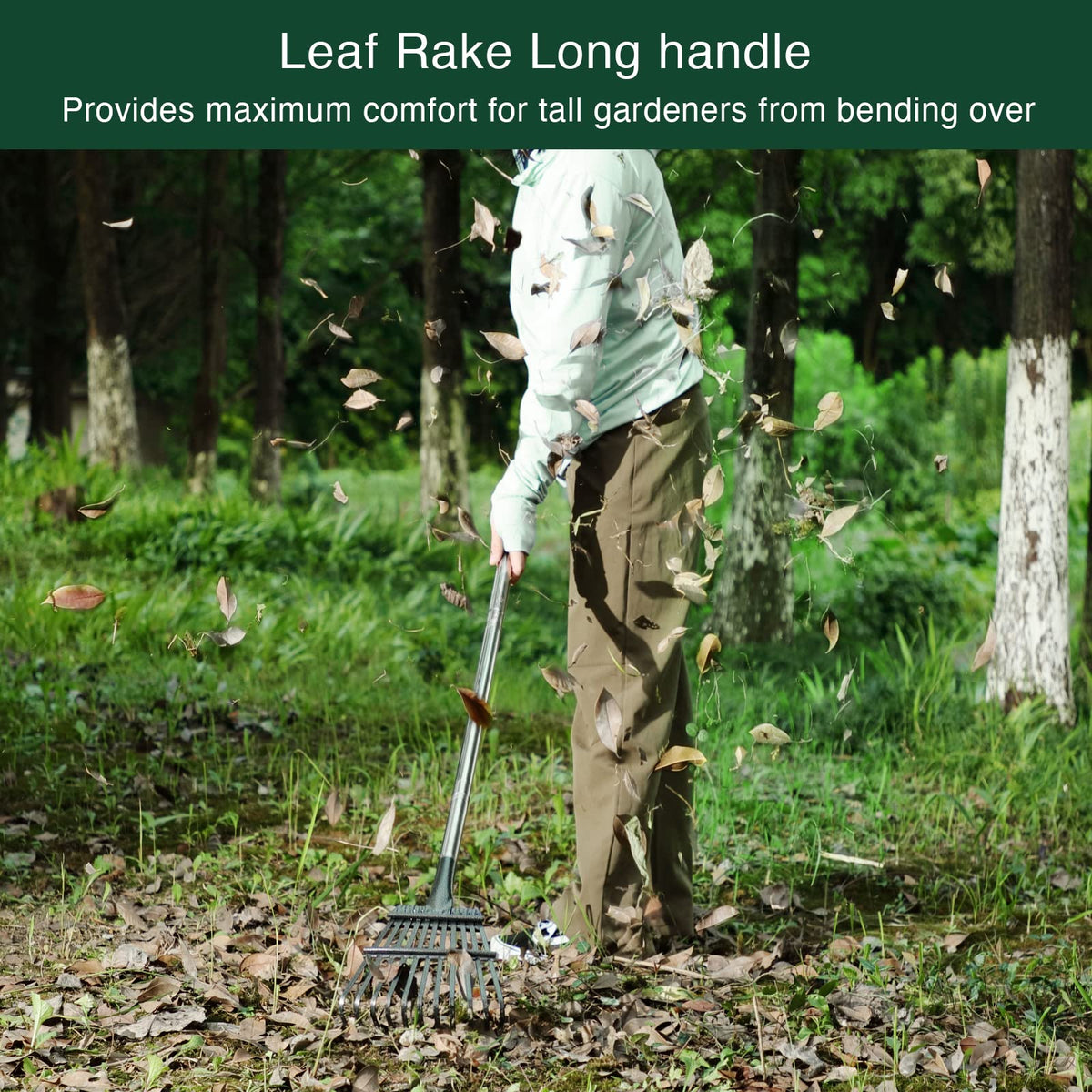 Donsail detachable rake design enables easy transport and storage.