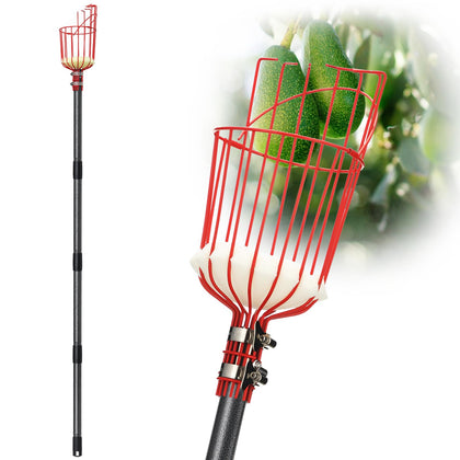DonSail fruit picker with quick-assembly pole and basket for easy harvest.