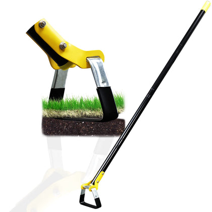 DonSail stirrup hoe head closeup highlighting sharp, precise weeding for dense garden beds.