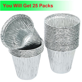 DONSIQIZZ 4.3x4.0 inch liner keeps grease contained in a compact bucket
