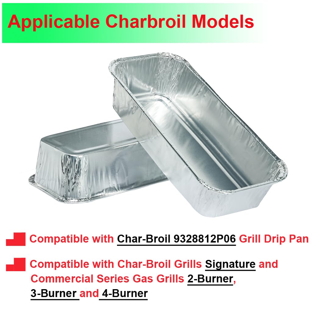 Disposable DONSIQIZZ grill pan fits CharBroil drip tray
