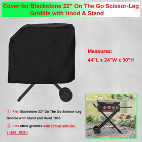 DONSIQIZZ cover for stand and hood 22-inch fits Blackstone comfortably