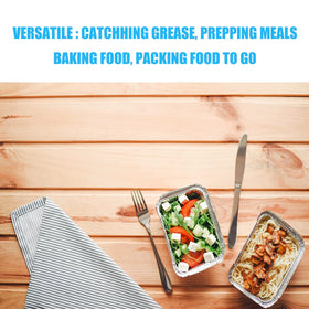 DONSIQIZZ disposable aluminum pan liners simplify post‑cook disposal.