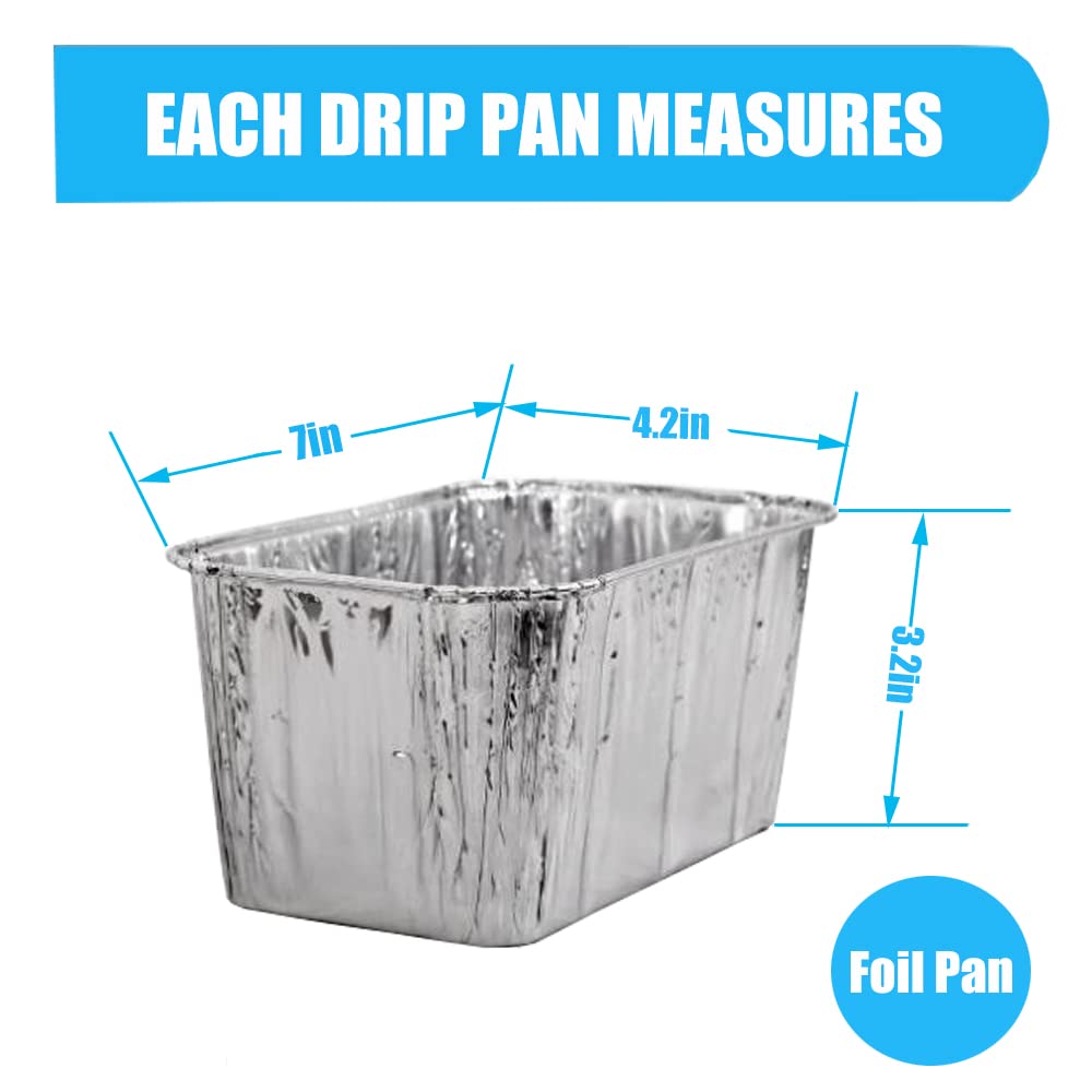 DONSIQIZZ foil drip pan liners for Char Griller 8036 keep grilling tidy.