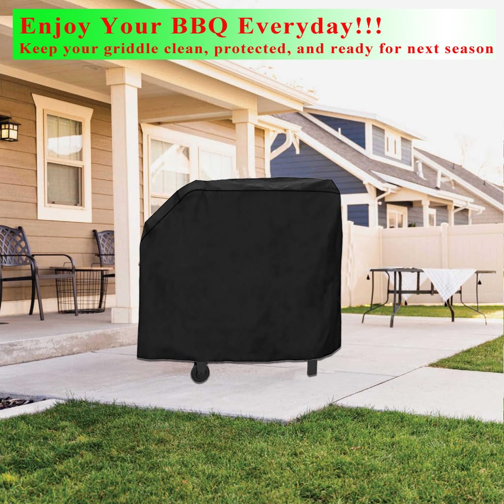 DONSIQIZZ outdoor-ready cover guards your griddle in harsh weather.