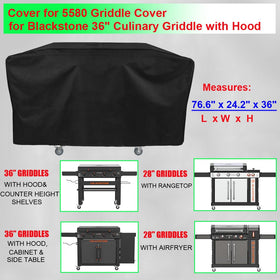 DONSIQIZZ waterproof cover shields against rain and dust during outdoor cooking