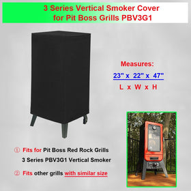 DONSIQIZZ 600D oxford material with waterproof coating shielding the grill from rain.