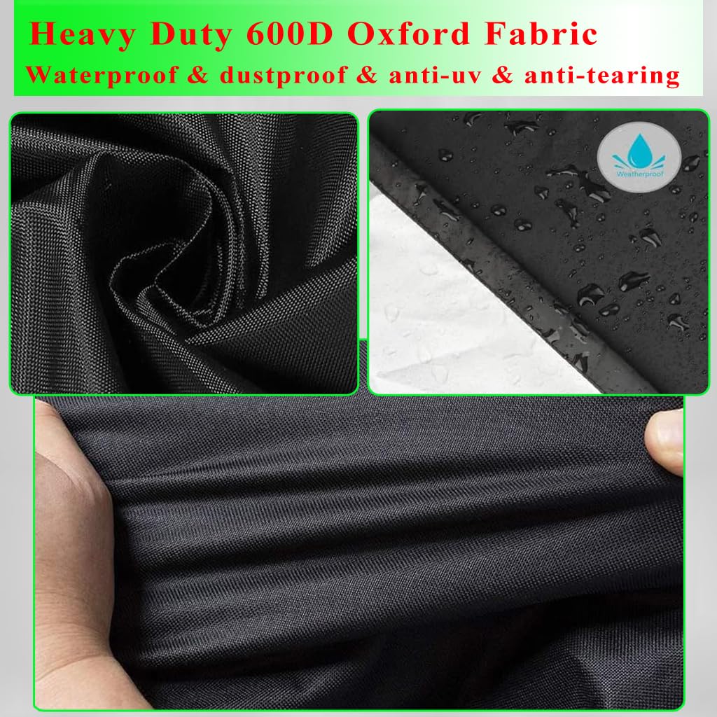 Tear-resistant stitching on DONSIQIZZ cover withstands windy conditions.