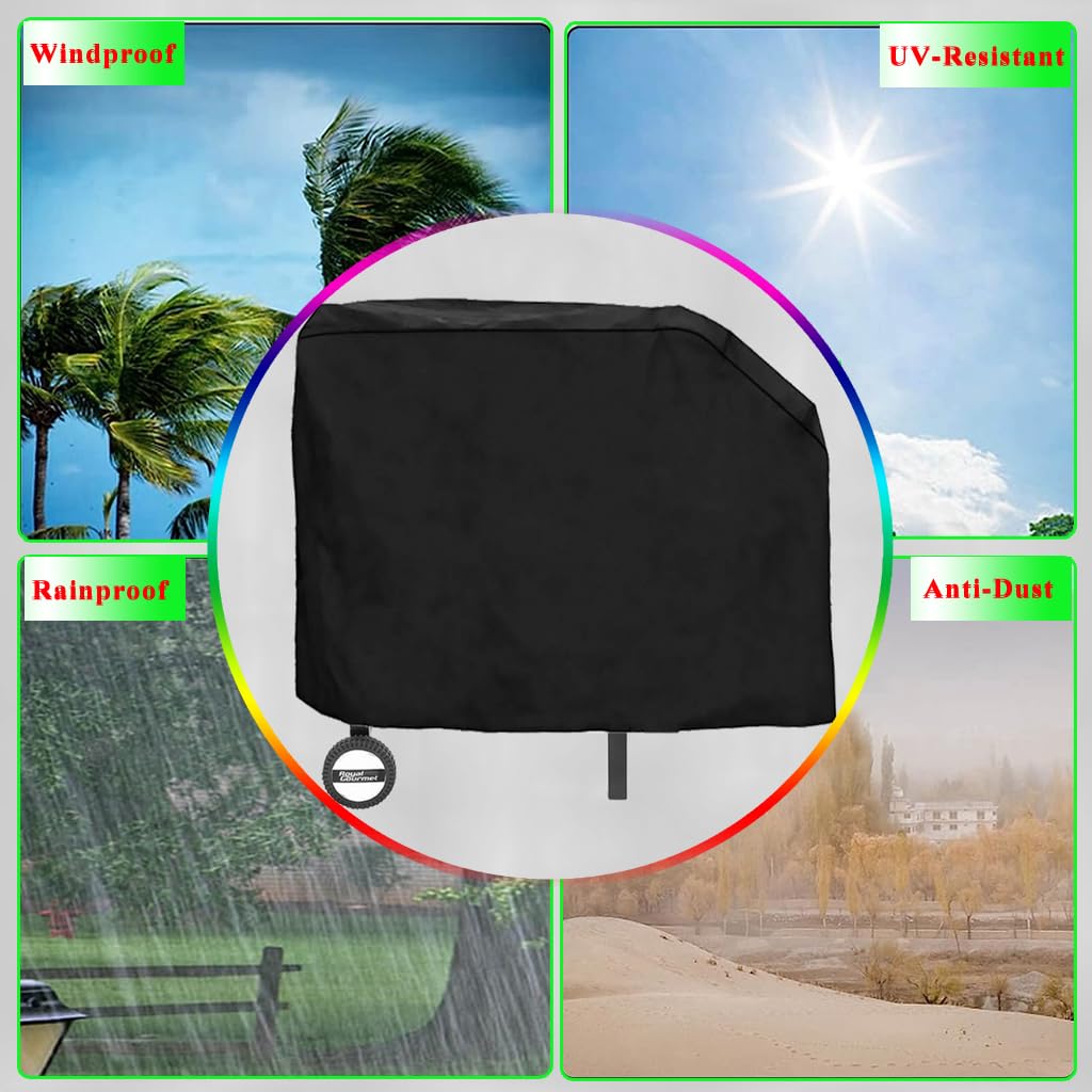 Weather-ready DONSIQIZZ protection against sun, snow, and debris for your grill.