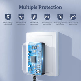 DONYOIE Saker Mini Charger with extended 1.8 m cord for indoor use.