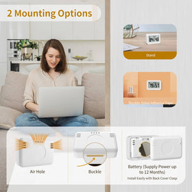 DOOMAY comfort icon indicates ideal humidity levels at a glance