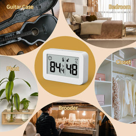 DOOMAY display with large digits aids quick temperature and humidity checks