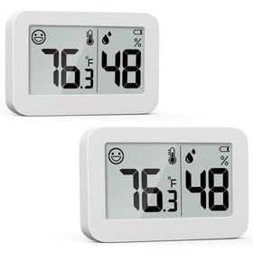 DOOMAY mini hygrometer front display for quick readings in any room