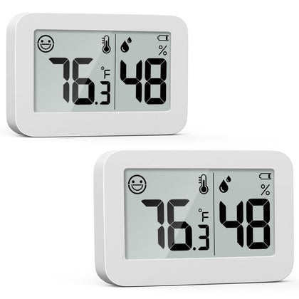 DOOMAY mini hygrometer front display for quick readings in any room