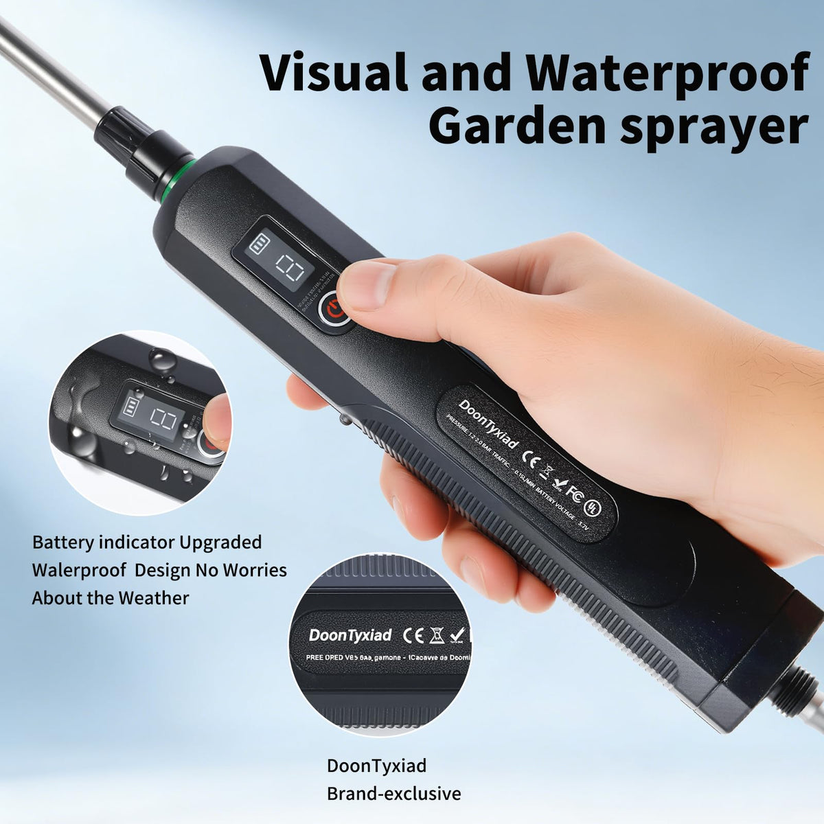 DoonTyxiad six-spray-modes, versatile for jet mist and more