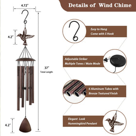 Doopeer gift box wind chime ready for gifting and celebrations