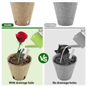 DOOPP seed starter pots shown for indoor and outdoor use.