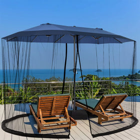DOOSARG crystal clear 75D mesh provides airflow and visibility.