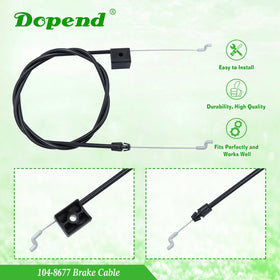 Dopend brake cable compatibility with multiple Toro models and Stens Rotary parts