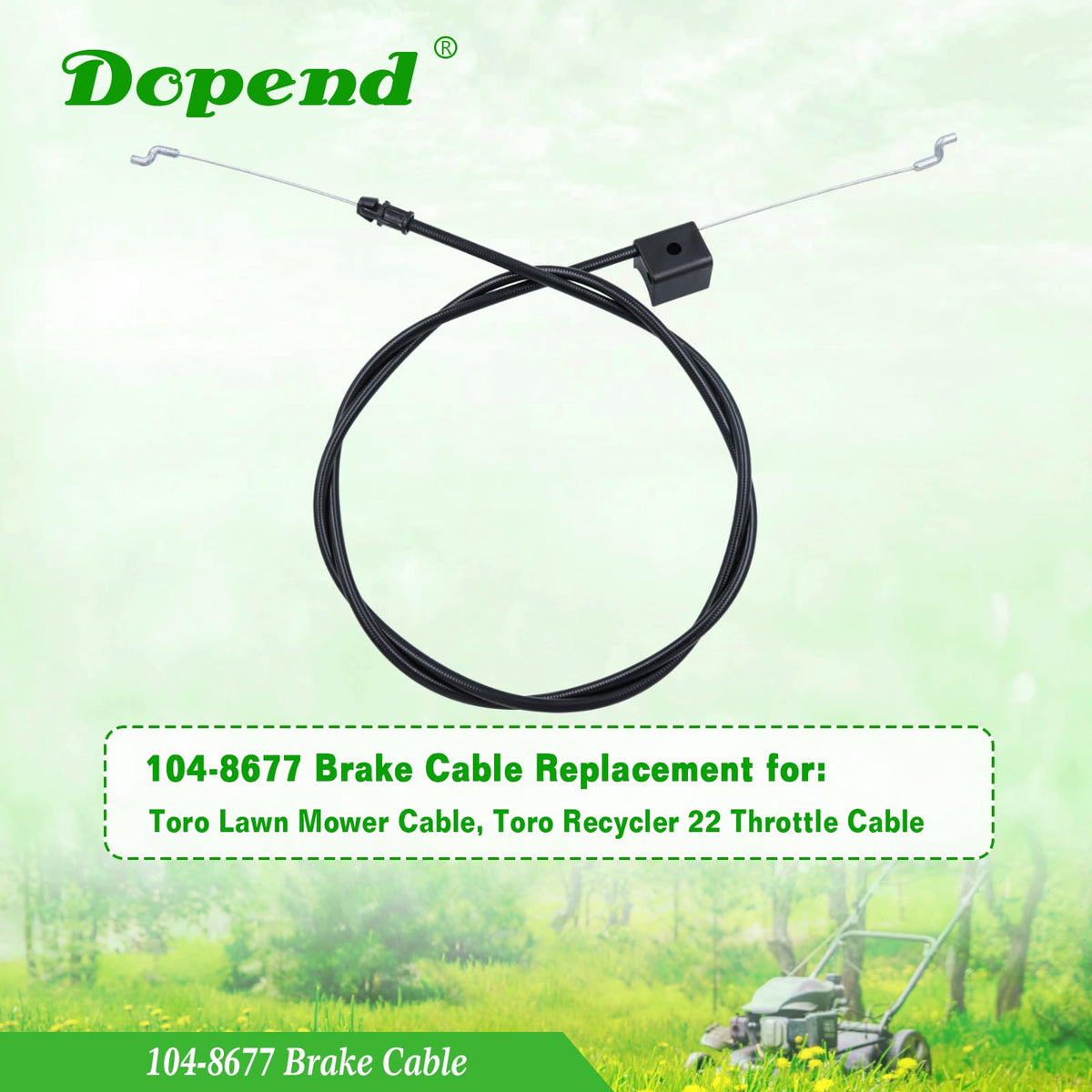 Dopend 104-8677 brake cable end terminations provide secure, durable ends