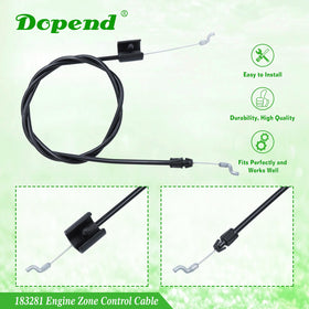 Dopend compatible with Craftsman, AYP, Poulan, Weed Eater mower parts for easy replacement.
