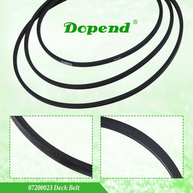 Dopend deck belt for Gravely ZT 52, delivers dependable mowing performance.